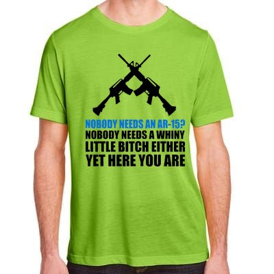 Nobody Needs An AR-15 Rifle Pro Gun Rights Adult ChromaSoft Performance T-Shirt