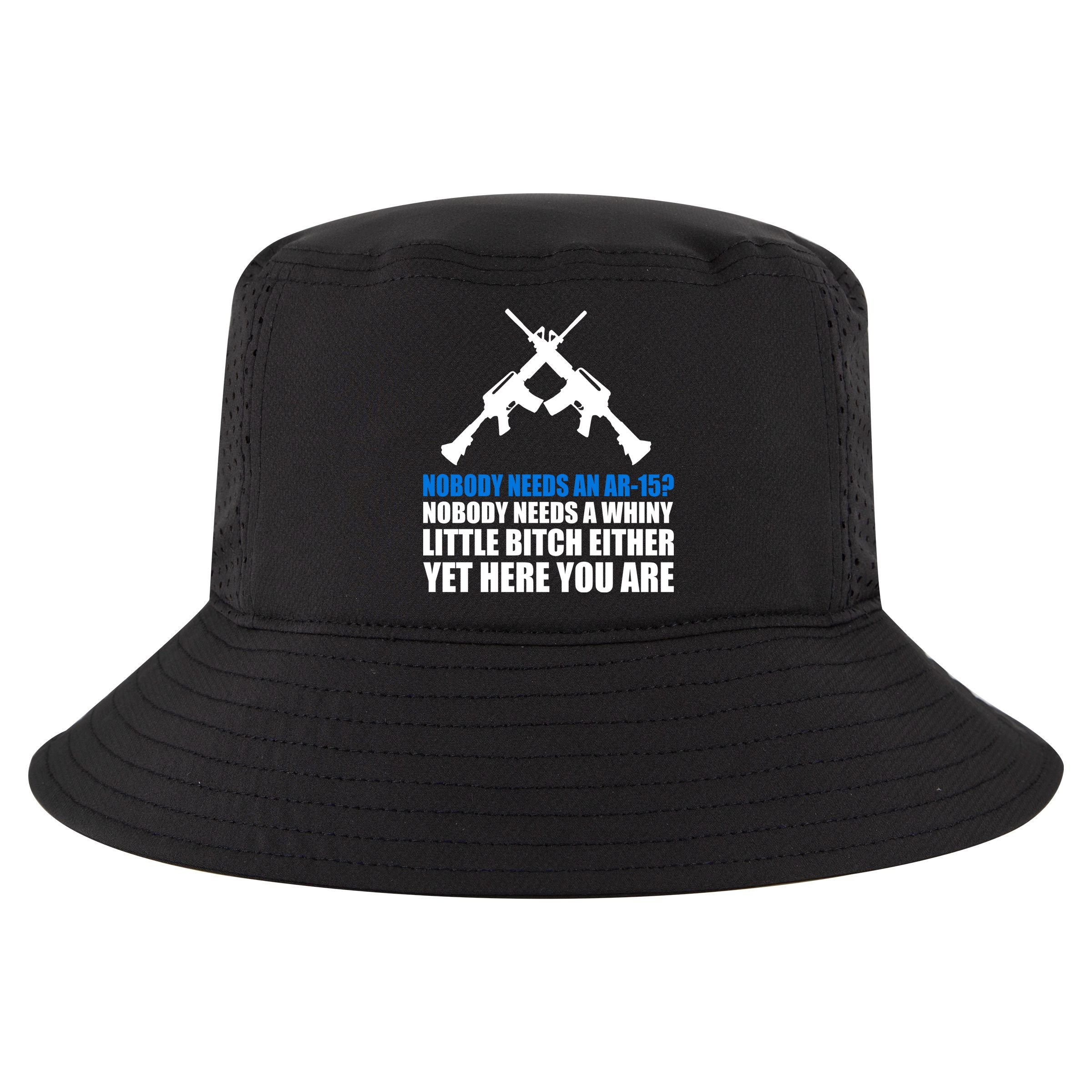 Nobody Needs An AR-15 Rifle Pro Gun Rights Cool Comfort Performance Bucket Hat