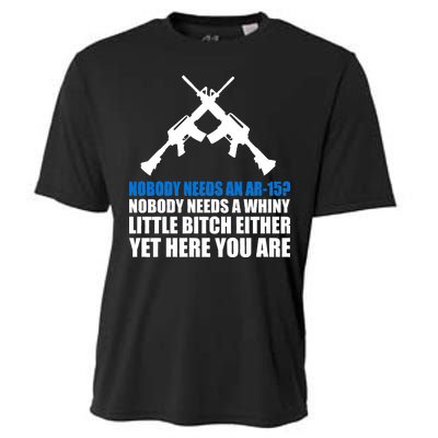 Nobody Needs An AR-15 Rifle Pro Gun Rights Cooling Performance Crew T-Shirt