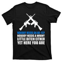 Nobody Needs An AR-15 Rifle Pro Gun Rights T-Shirt