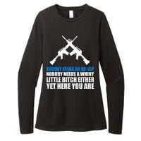 Nobody Needs An AR-15 Rifle Pro Gun Rights Womens CVC Long Sleeve Shirt