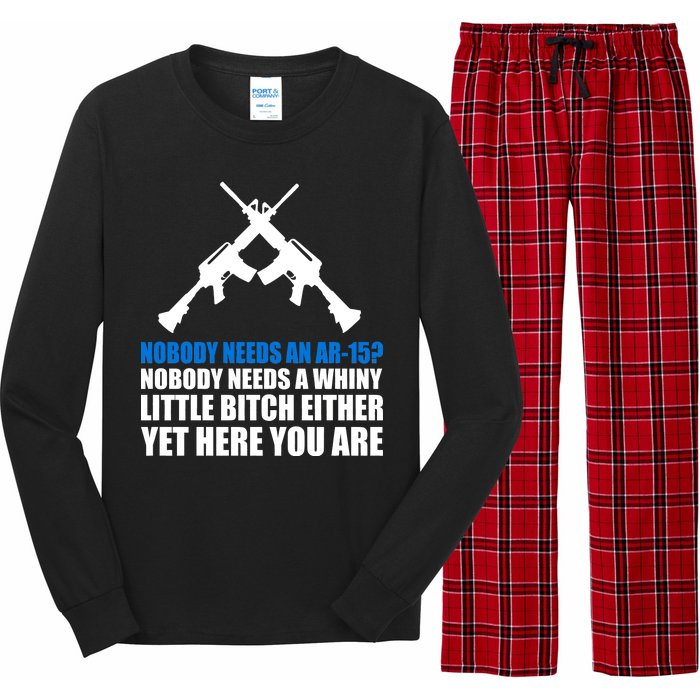 Nobody Needs An AR-15 Rifle Pro Gun Rights Long Sleeve Pajama Set