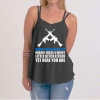 Nobody Needs An AR-15 Rifle Pro Gun Rights Women's Strappy Tank