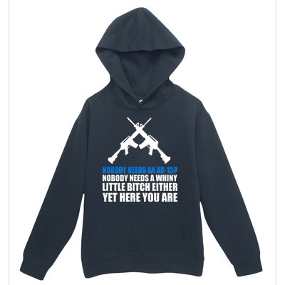 Nobody Needs An AR-15 Rifle Pro Gun Rights Urban Pullover Hoodie