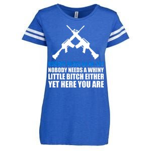 Nobody Needs An AR-15 Rifle Pro Gun Rights Enza Ladies Jersey Football T-Shirt