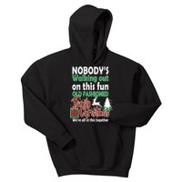 Nobody's Walking Out On This Fun Old Fashion Family Christmas Kids Hoodie