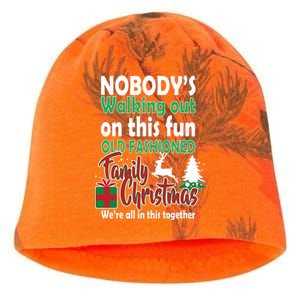 Nobody's Walking Out On This Fun Old Fashion Family Christmas Kati - Camo Knit Beanie