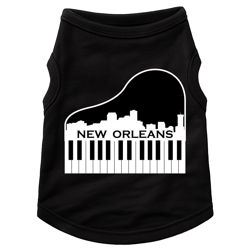 New Orleans Cool Piano Skyline Doggie Tank