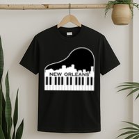 New Orleans Cool Piano Skyline T-Shirt
