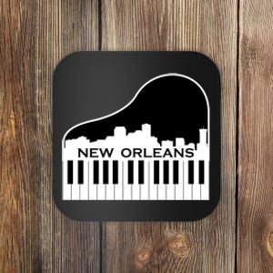 New Orleans Cool Piano Skyline Coaster