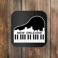 New Orleans Cool Piano Skyline Coaster