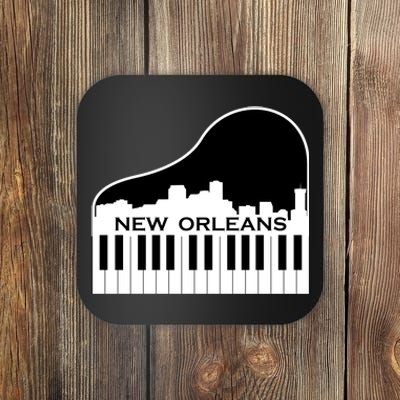 New Orleans Cool Piano Skyline Coaster