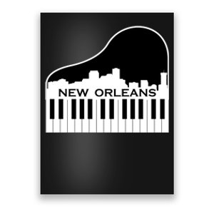 New Orleans Cool Piano Skyline Poster