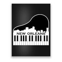 New Orleans Cool Piano Skyline Poster