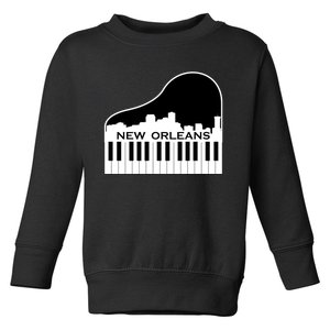 New Orleans Cool Piano Skyline Toddler Sweatshirt