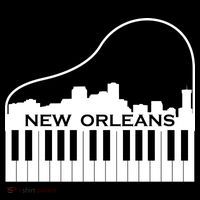 New Orleans Cool Piano Skyline Tank Top