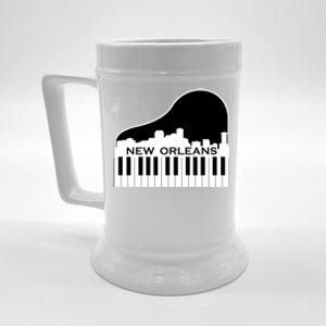 New Orleans Cool Piano Skyline Beer Stein