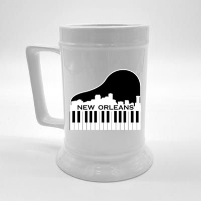 New Orleans Cool Piano Skyline Beer Stein