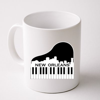 New Orleans Cool Piano Skyline Coffee Mug