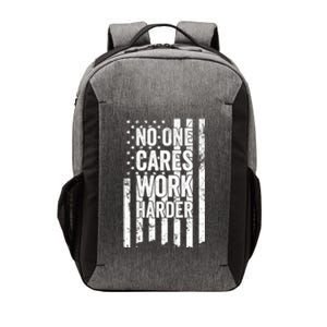 No One Cares Work Harder Motivational Workout Gym Vector Backpack