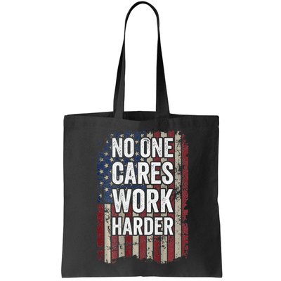 No One Cares Work Harder Gym Motivational Workout Bag