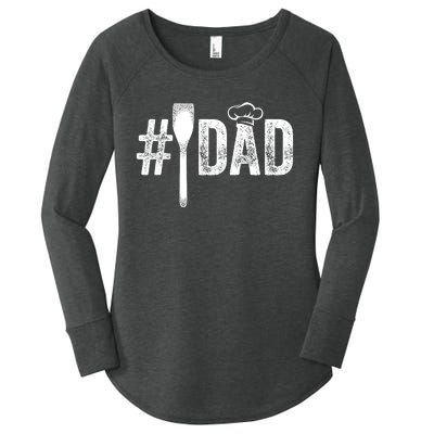 Number One Cooking Dad For Fathers Day #1 Daddy Women's Perfect Tri Tunic Long Sleeve Shirt