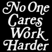 No One Cares Work Harder Gym Motivation Short Acrylic Beanie