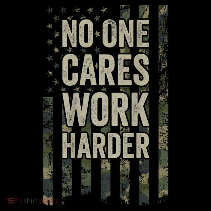 No One Cares Work Harder Motivational Workout Gym Poster