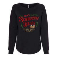 No One Can Resist My Schweddy Balls! Funny Christmas Design Womens California Wash Sweatshirt