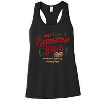 No One Can Resist My Schweddy Balls! Funny Christmas Design Women's Racerback Tank