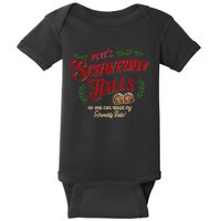 No One Can Resist My Schweddy Balls! Funny Christmas Design Baby Bodysuit