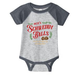 No One Can Resist My Schweddy Balls! Funny Christmas Design Infant Baby Jersey Bodysuit