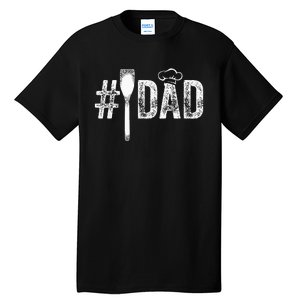 Number One Cooking Dad for Fathers Day 1 Daddy Tall T-Shirt