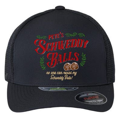 No One Can Resist my Schweddy Balls! Funny Christmas Design  Flexfit Unipanel Trucker Cap