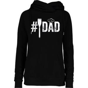 Number One Cooking Dad For Fathers Day Womens Funnel Neck Pullover Hood