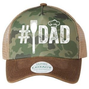 Number One Cooking Dad For Fathers Day #1 Daddy Legacy Tie Dye Trucker Hat