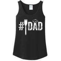 Number One Cooking Dad For Fathers Day #1 Daddy Ladies Essential Tank