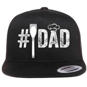 Number One Cooking Dad For Fathers Day #1 Daddy Flat Bill Trucker Hat