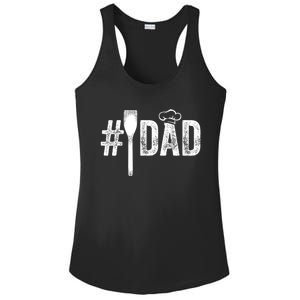 Number One Cooking Dad For Fathers Day #1 Daddy Ladies PosiCharge Competitor Racerback Tank