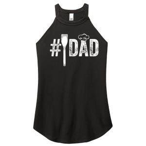 Number One Cooking Dad For Fathers Day #1 Daddy Women's Perfect Tri Rocker Tank