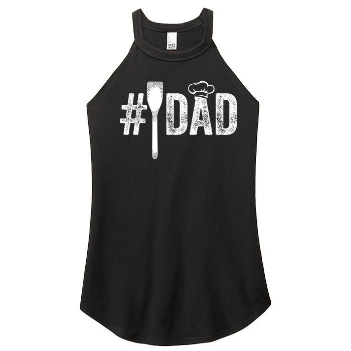 Number One Cooking Dad For Fathers Day #1 Daddy Women's Perfect Tri Rocker Tank