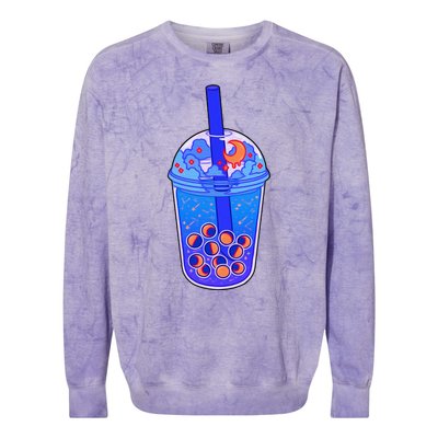 Nocturn Boba Tea Colorblast Crewneck Sweatshirt