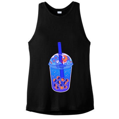 Nocturn Boba Tea Ladies PosiCharge Tri-Blend Wicking Tank