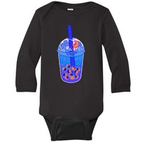 Nocturn Boba Tea Baby Long Sleeve Bodysuit