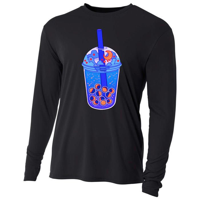 Nocturn Boba Tea Cooling Performance Long Sleeve Crew