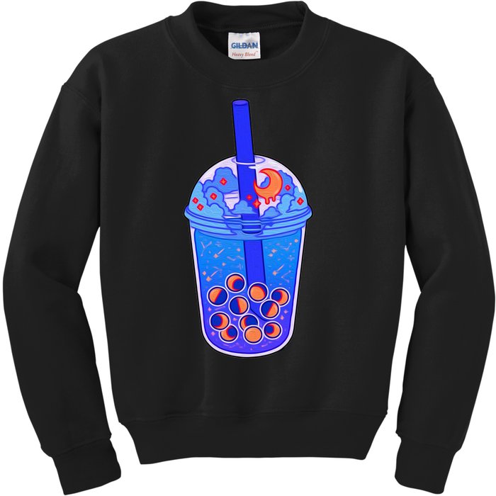 Nocturn Boba Tea Kids Sweatshirt