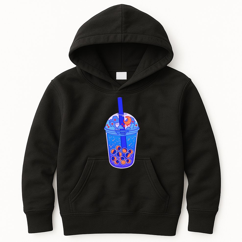 Nocturn Boba Tea Kids Hoodie