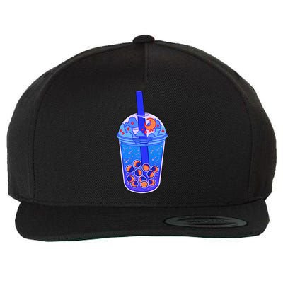 Nocturn Boba Tea Wool Snapback Cap