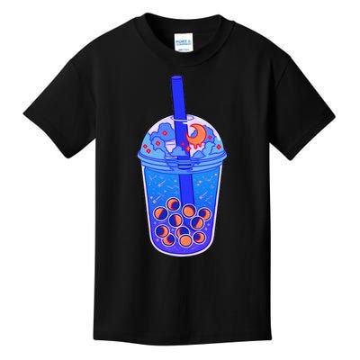 Nocturn Boba Tea Kids T-Shirt