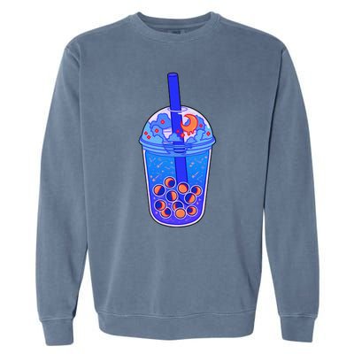 Nocturn Boba Tea Garment-Dyed Sweatshirt